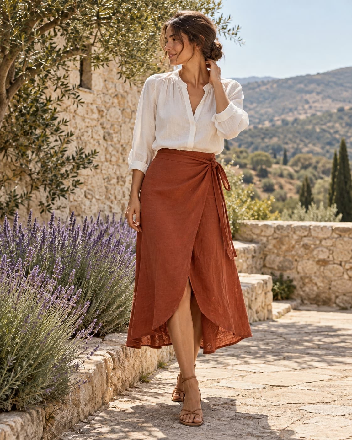 Terrace Wrap Skirt